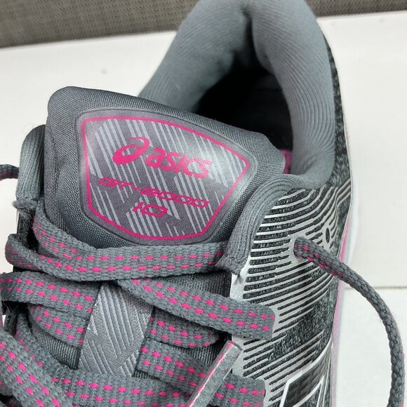 Asics Women's Gel-Nimbus 23 Running Shoes Gray & Pink Size 11Lightweight - Picture 5 of 9